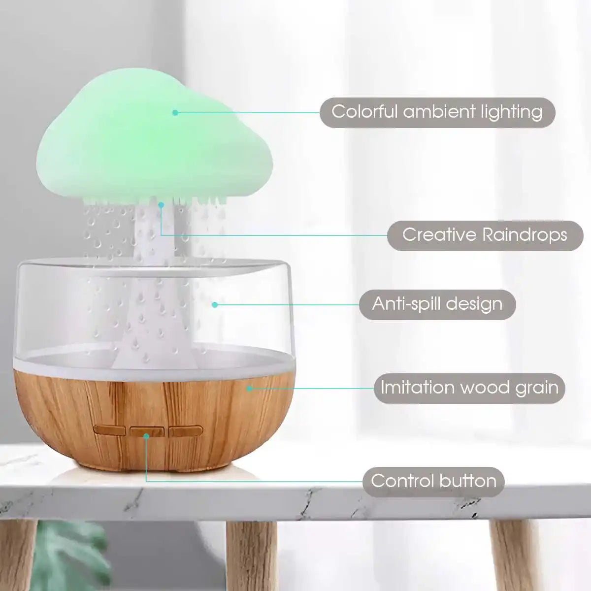 Rain Cloud Humidifier Diffuser
