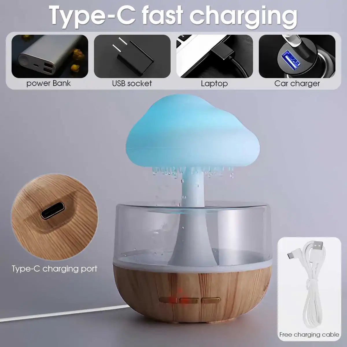 Rain Cloud Humidifier Diffuser